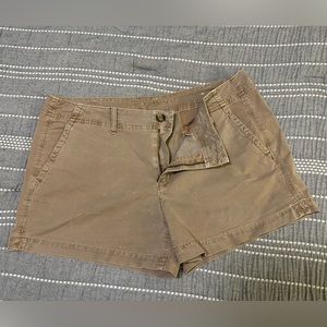 American Eagle super stretch twill chino mid-low rise shortie short